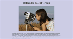 Desktop Screenshot of hollandertalent.com